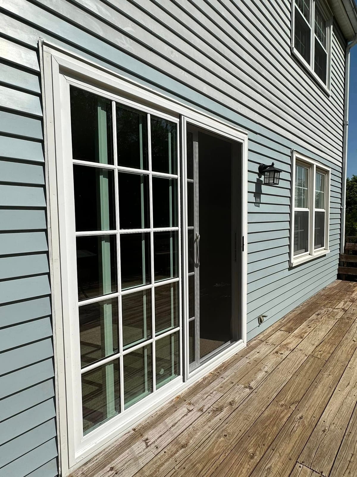 Sliding Door Replacement & Deck Repair