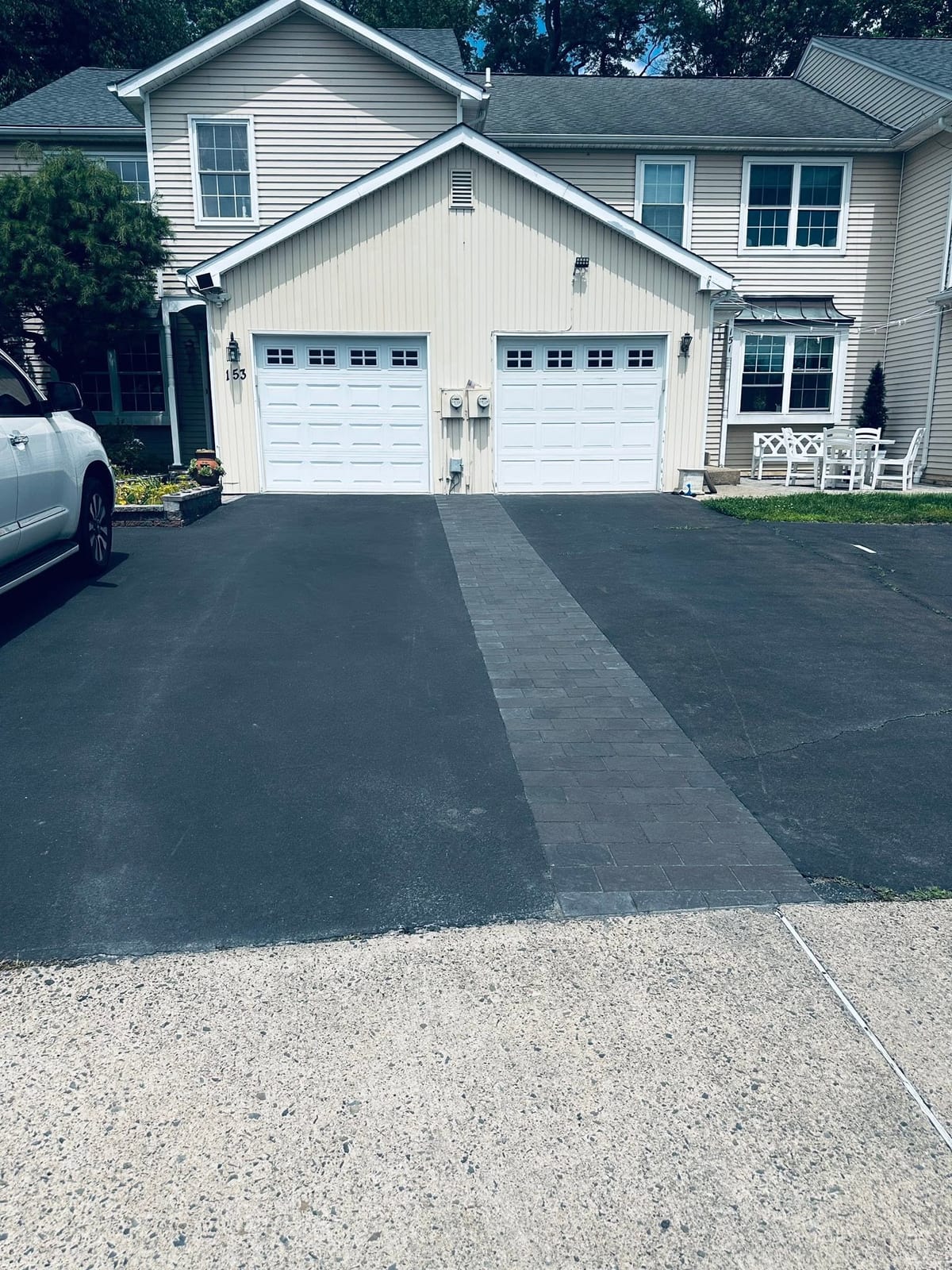 Stone & Brick Walkway Installation