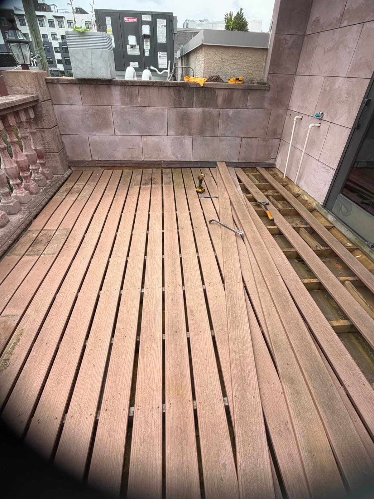 5th-Floor Terrace Renovation — before